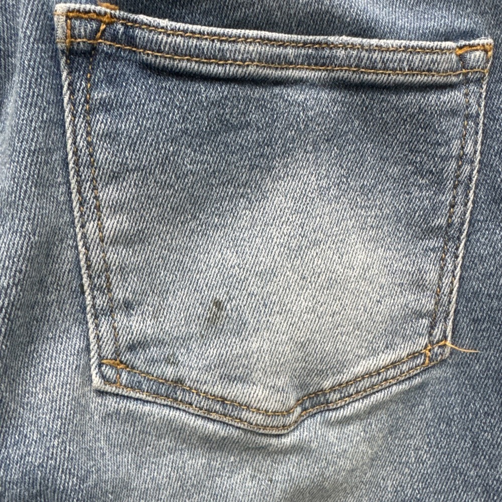 Anthropologie Pilcro Denim Jeans Size 25 Straight Leg Distressed - Picture 11 of 12